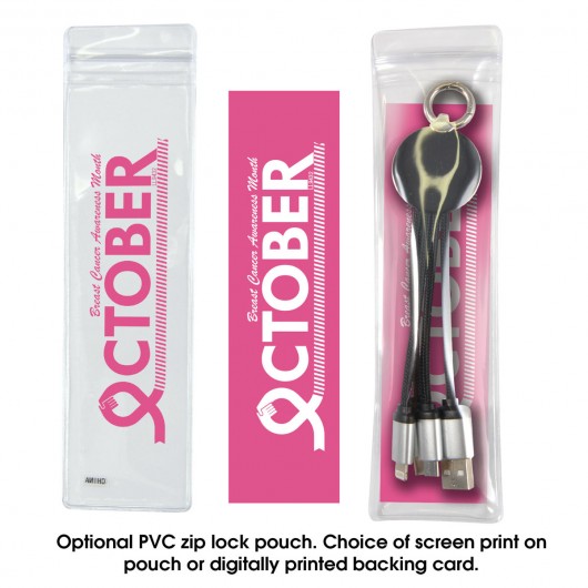 Promotional Round Glow Cables Case